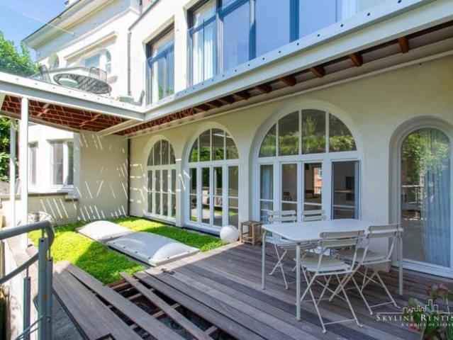 MAGNIFICENT FURNISHED APARTMENT WITH TERRACE, GARDEN, PARKIN