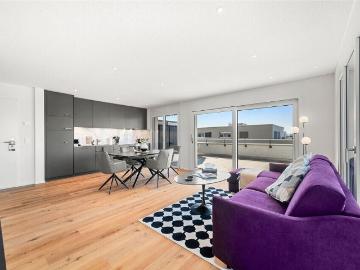 Magnificent furnished penthouse of 2.5 rooms with terrace of 65 m² in Avenches