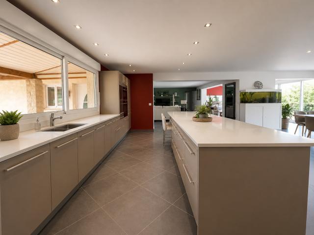 Magnifique maison, Volumes exceptionnels, piscine chauffée et vue sur les vignes