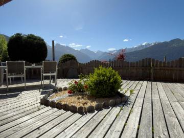 Magnifique maison avec vue panoramique sur les Alpes