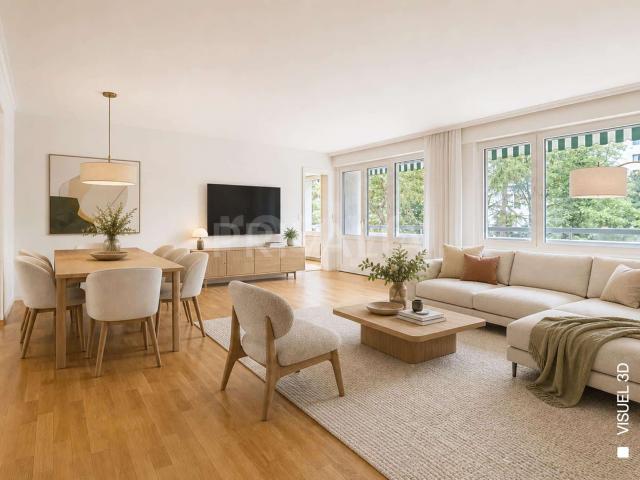 Magnifique appartement traversant dans un environnement verdoyant au cœur de Florissant