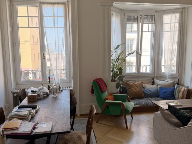 Magnifique appartement traversant de 3,5 pièces, à proximité du centre
