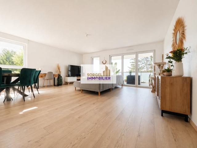 Magnifique appartement 3 pièces de standing, terrasse 18,5 m2, garage OBERNAI