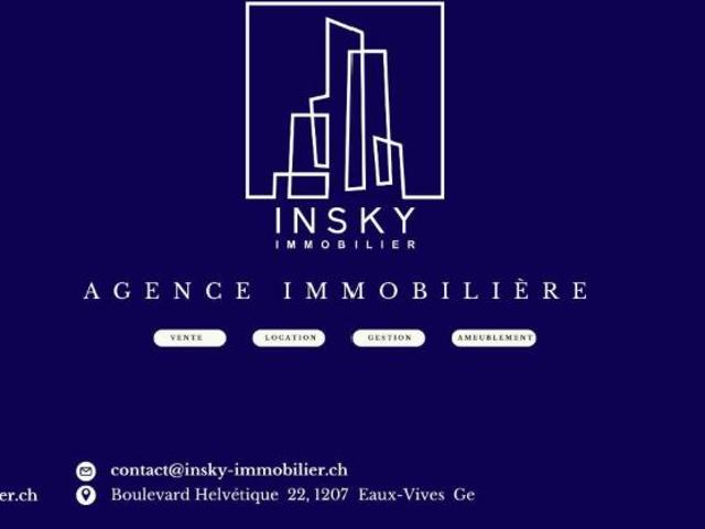 Magnifique appartement 4 pièces situé dans le quartier prisé des Eaux Vives.