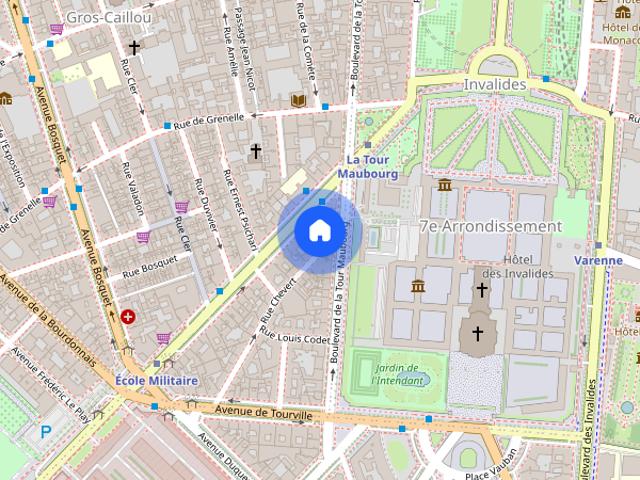 Magnifique appt Invalides Bail mobilité