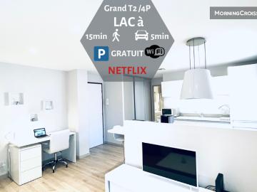 Magnifique T2 4min du LAC P gratuit
