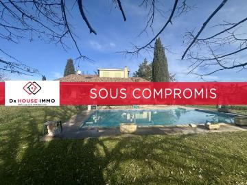 Magnifique Villa de 6 pièces avec jardin paysager et piscine à Malissard sur un terrain de 2300 m2 et 150 m2 de sous sol
