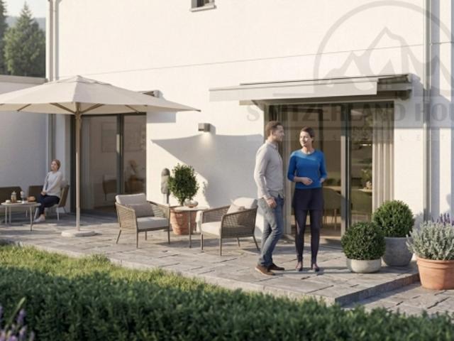 Magnifique villa individuelle neuve de 5.5 pcs avec grand jardin à Lovens