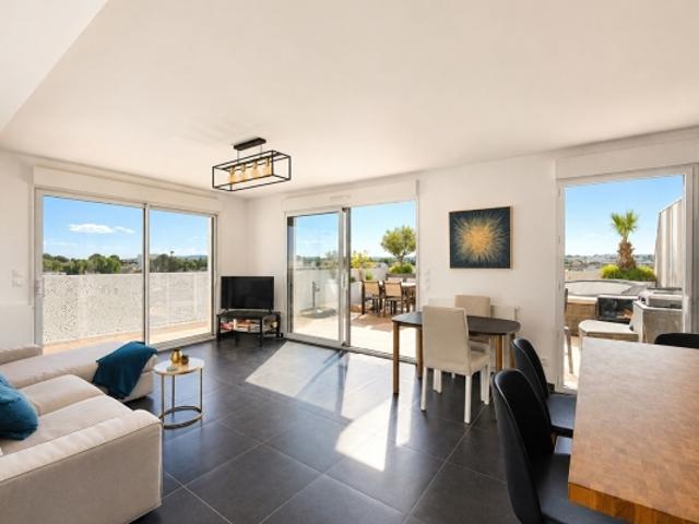Magnifique 4 pièces avec grande terrasse et vue panoramique en plein coeur de Montpellier