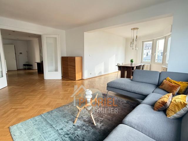 Magnifique 5 pièces 150m² meublé à l’Orangerie Joli 2 pièces 41.6m² à OBERNAI Magnifique 1 pièce 18.3m² meublé sur les Quais à STRASBOURG