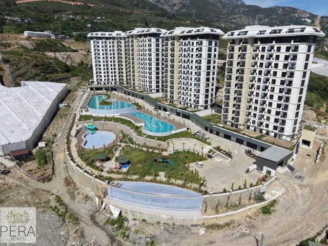 Mahmutlar alanya Exodus Resort Lüks Sitede Satılık 1+1 Daire