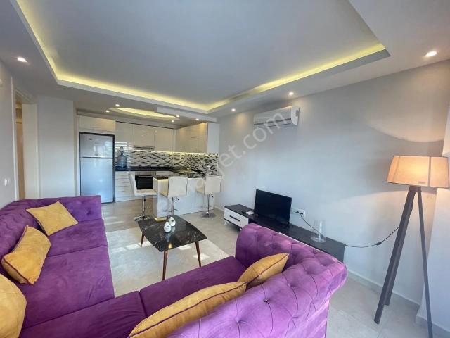 Mahmutlar Bay 4 Rezidans'ta 1+1 Eşyalı Uzun Dönem Kiralık Daire