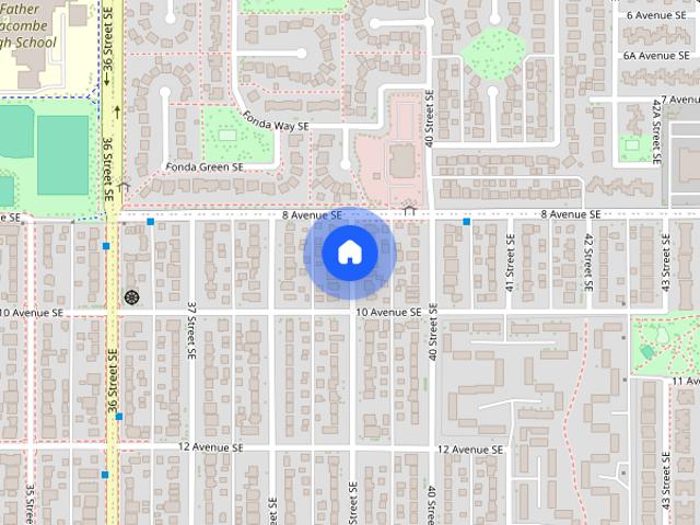 main floor — Forest Heights, Calgary AB 2 Bedroom 2 Bedroom