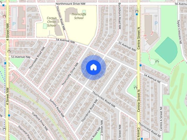 main floor — Thorncliffe, Calgary AB 2 Bedroom 2 Bedroom