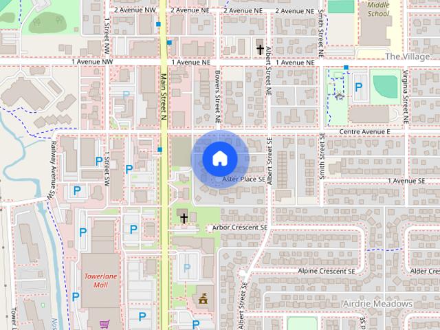 Mainfloor of the house close to downtown Airdrie just off centre and Main Street