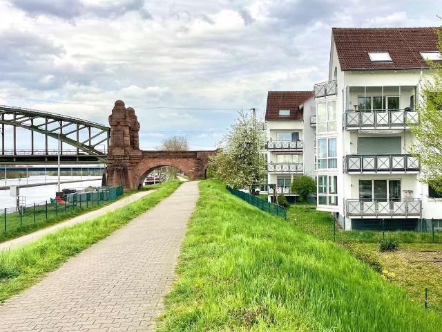 Mainz Gustavsburg Moderne 2 Zimmer Wohnung in erstklassiger Lage direkt am Main