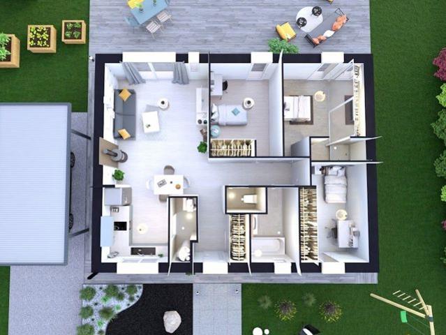 Maison 3 chambres