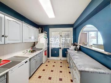 Maison 3 chambres 80m², extérieur, cuisine équipée