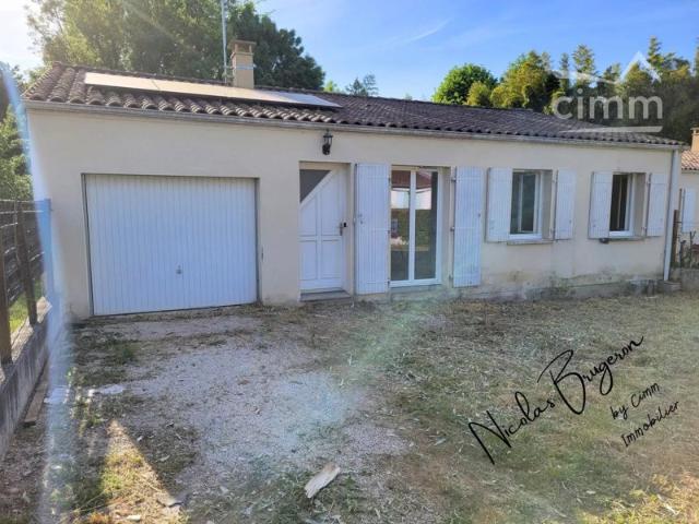 Maison 3 chambres avec garage et jardin – Idéal primo accédant ou investissement locatif – Mirambeau