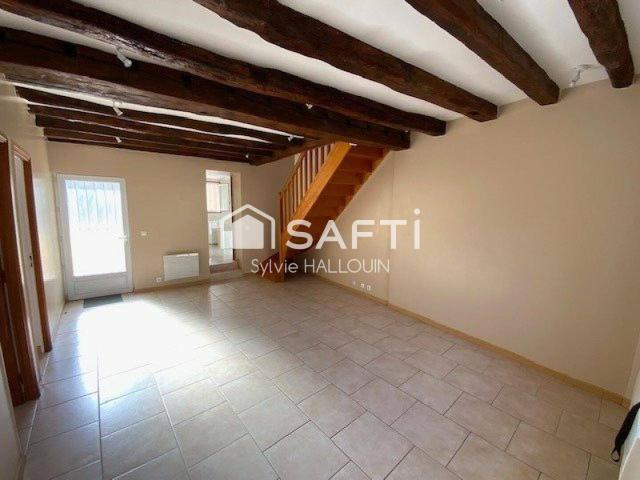 Maison 3 chambres + bureau 72m² et jardin