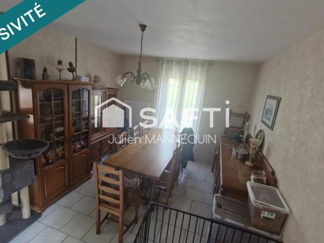 Maison 3 chambres garage grand jardin poele a granule