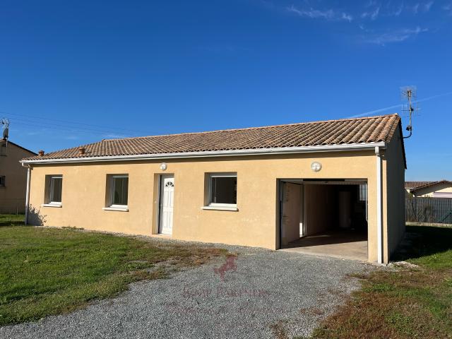 Maison 3 chambres garage et jardin de plain pied