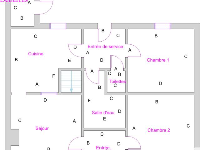 Maison 3 pièces, 55 m² à louer à Cognac 16100