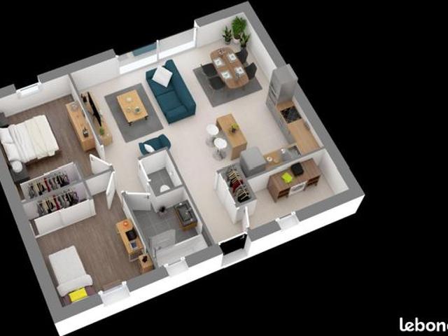 Maison 3 pièces 66 m²