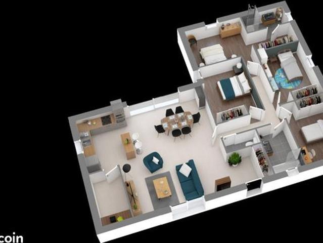 Maison 3 pièces 66 m²