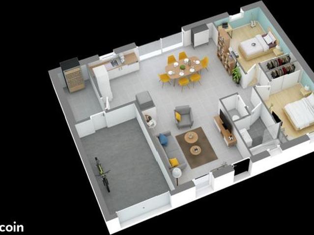 Maison 3 pièces 75 m²