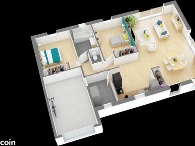 Maison 3 pièces 79 m²