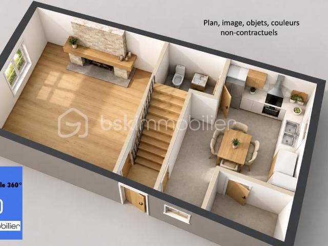 Maison 3 pièces 84 m²