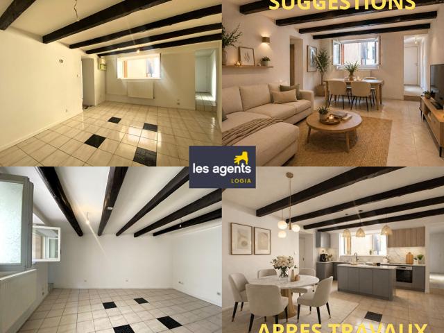 Maison 3 pièces et dépendance / extension à aménager