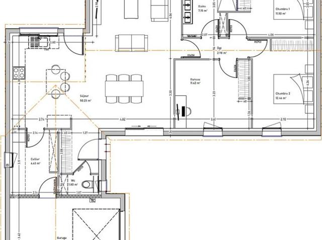 Maison 104.4 m² avec terrain à PERE