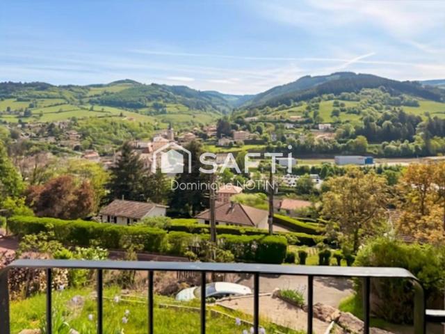 Maison 107m² vue panoramique terrain 790m² 3 chb