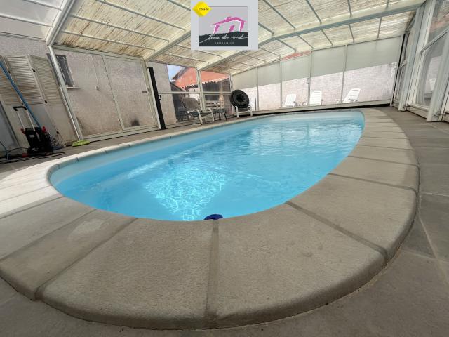 Maison 100 m2 avec piscine, grand hangar et carport Terrain 816 m2