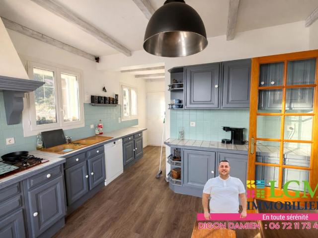 Maison 126 m² + garage RDC