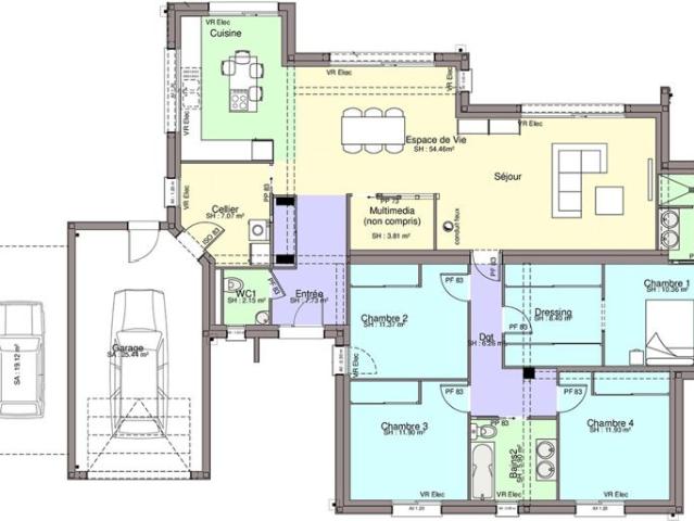Maison 145.99 m² avec terrain à LES MOUTIERS EN RETZ 44