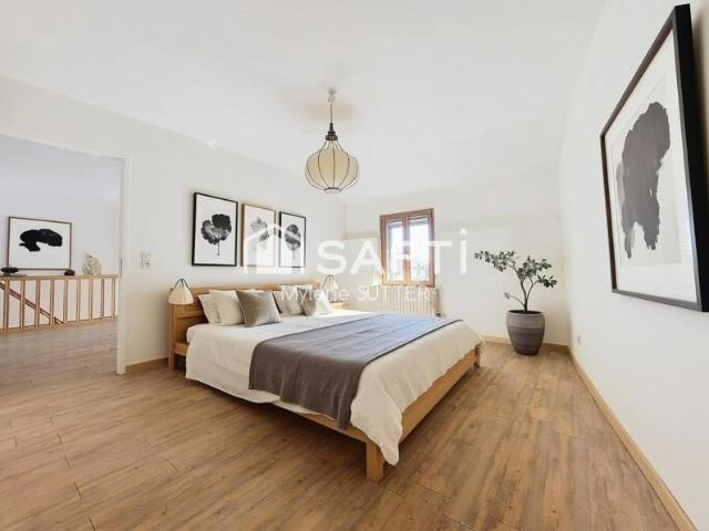 Maison 145m2 4 chambres, bureau, grand garage