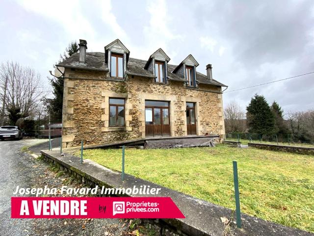Maison 165 m² 4 chambres terrain 1560 m² Chamberet 109 000
