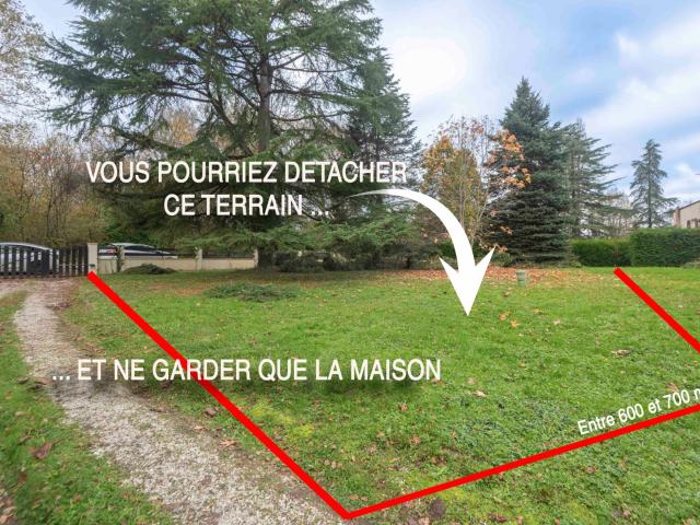 MAISON 166M2 GRANDE VERANDA CHAUFFEE PARCELLE 3600 M2 DIVISIBLE
