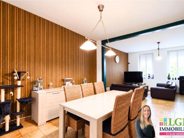 Maison 1930 – 110 m² – 3 chambres + espace aménagé – Jardin
