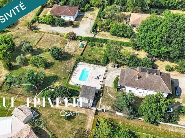 Maison 244m2 avec T3 et piscine