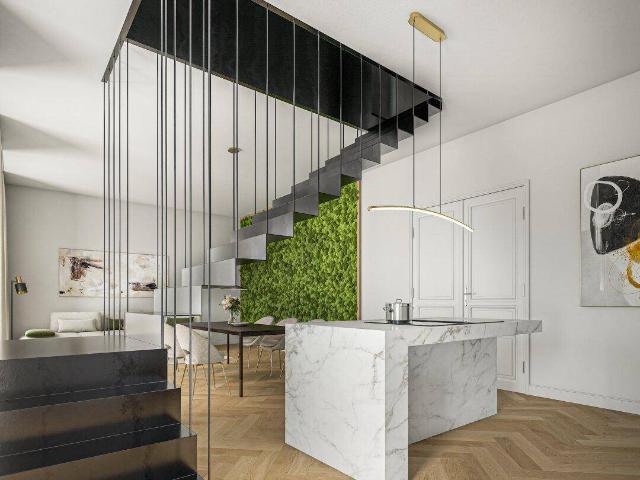 MAISON 29 Garten Maisonette mit gigantischer Wohnküche ca. 46 qm und Raumhöhen über 3,30 m!