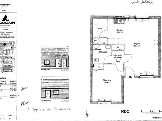 Maison 2 pièces, 50 m² à louer à Gaël 35290
