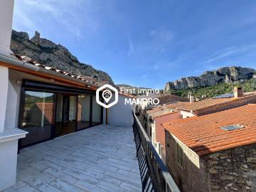 Maison à louer à Méditerranée - Terrasse