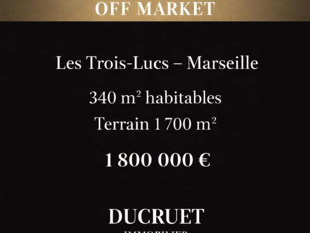 Maison 340m2 Les Trois Lucs Marseille 12e
