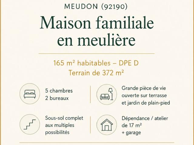 Maison 7 pièces 165 m²