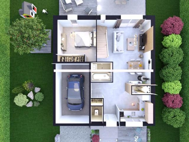 Maison 4 chambres 95 m²