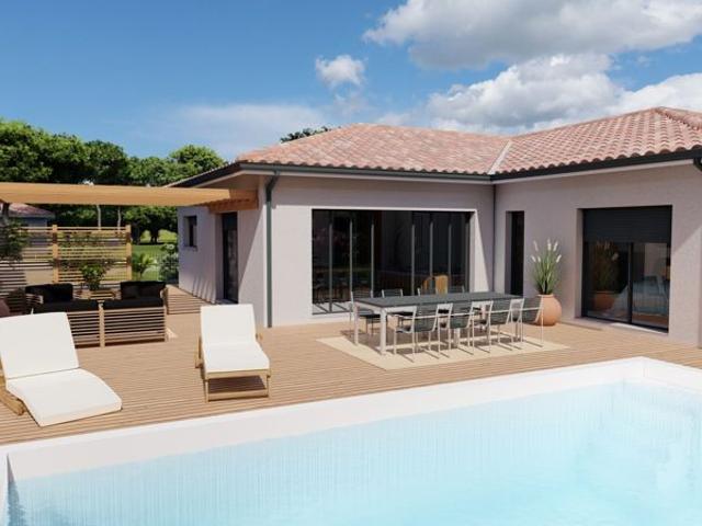 Maison 4 chambres avec garage sur un terrain de 1000m²